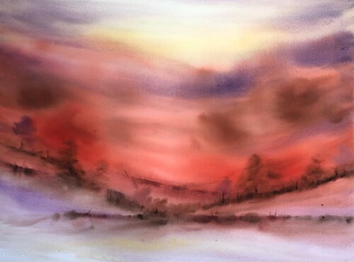 Alba silenzio van Shirin Eghbal, Schilderij te koop op Singulart