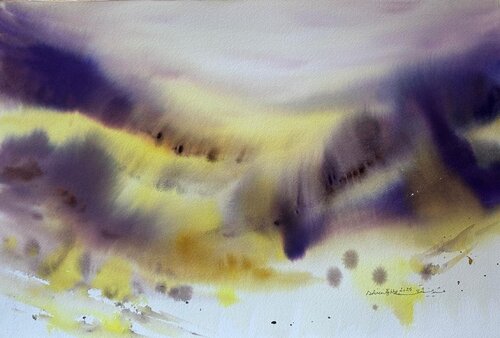 Eco del deserto von Shirin Eghbal, Malerei kaufen auf Singulart