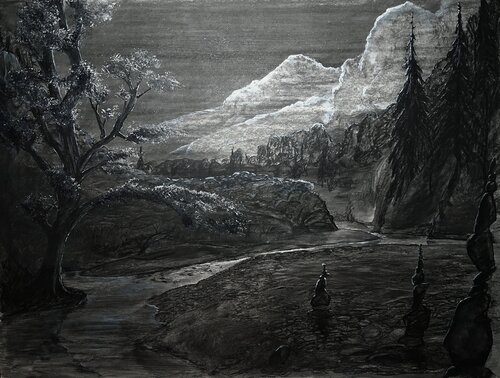 Menschenruh de Gabriel Fluri, Obra en papel a la venta en Singulart