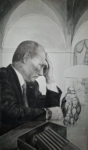 Neutraler Blick de Gabriel Fluri, Obra en papel a la venta en Singulart