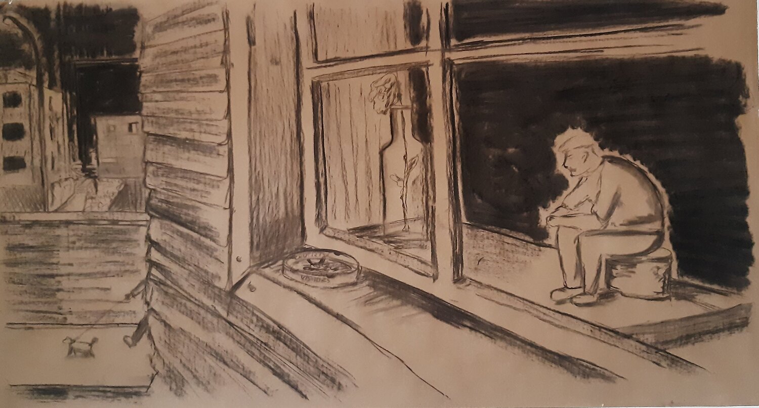 Out there, another dog. Gabriel Fluri