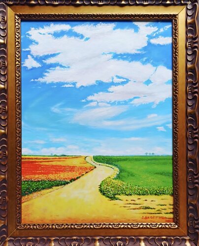 CAMPOS DE HELLIN. ALBACETE. von José Báidez González, Malerei kaufen auf Singulart