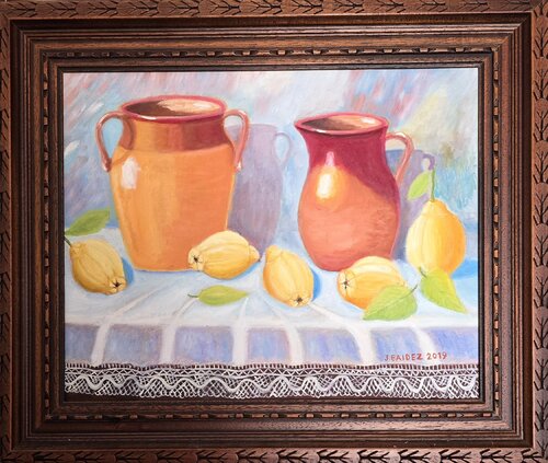 VASIJAS Y  NISPEROS von José Báidez González, Malerei kaufen auf Singulart