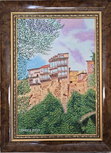 CASAS COLGADAS. CUENCA. de José Báidez González, Pintura a la venta en Singulart