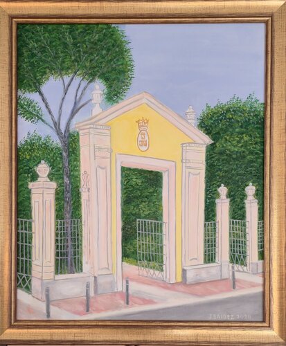 Puerta Jardinillos Albacete de José Báidez González, Pintura a la venta en Singulart