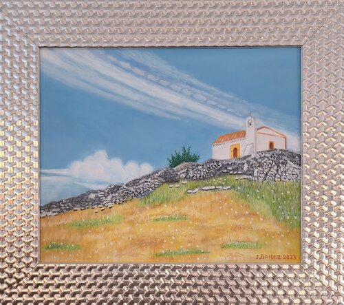 ERMITA DE SANTA ANA DE LA SIERRA by José Báidez González, Painting for Sale on Singulart