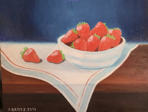 Fresas de José Báidez González, Pintura a la venta en Singulart