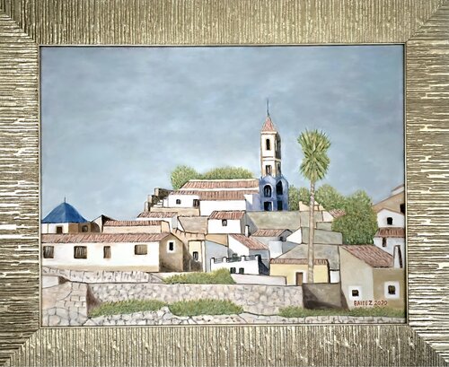 Iglesia del Rosario. Hellín. van José Báidez González, Schilderij te koop op Singulart