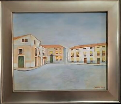 Plaza de Alcadozo. de José Báidez González, Pintura a la venta en Singulart