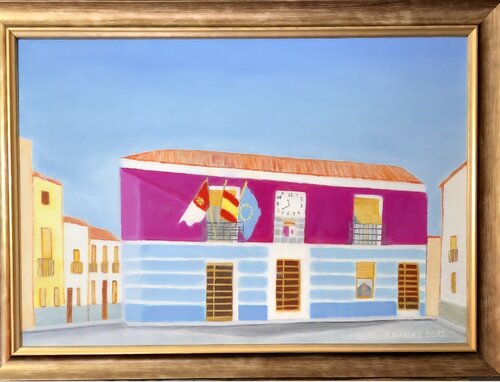 Ayuntamiento de Colores. di José Báidez González, Pittura in vendita su Singulart