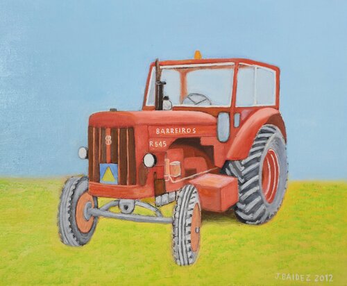 Tractor Barreiros R 545 par José Báidez González, Peinture en vente sur Singulart