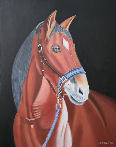 Nobleza Alazana. van José Báidez González, Schilderij te koop op Singulart