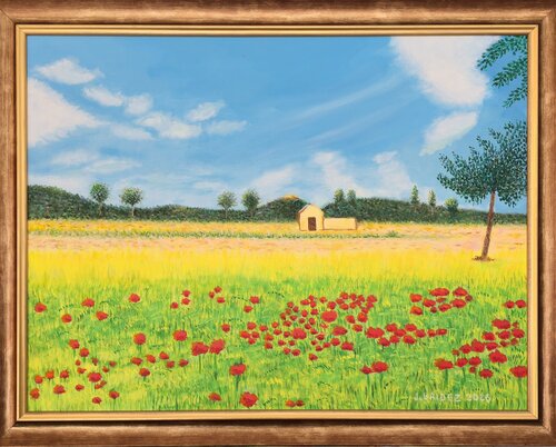 Amapolas en primavera. von José Báidez González, Malerei kaufen auf Singulart