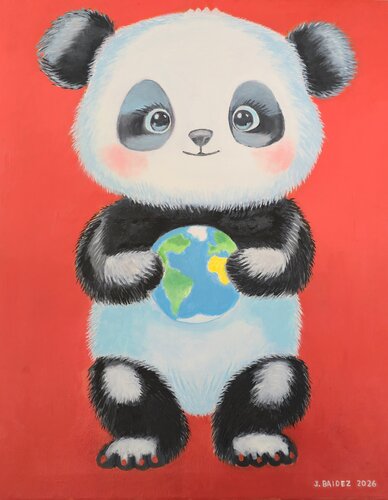 Un mundo que cuidar. par José Báidez González, Peinture en vente sur Singulart