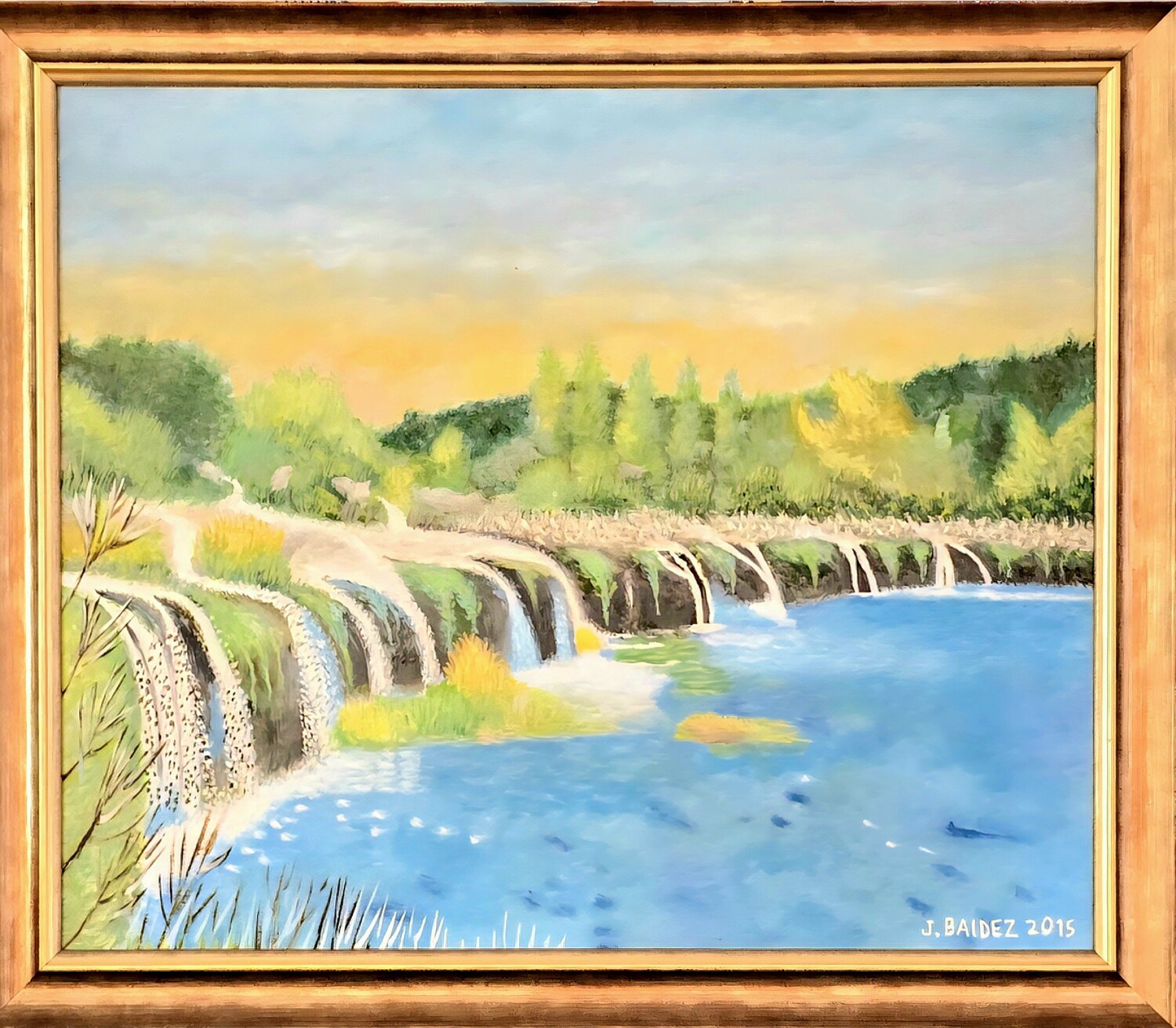 LAGUNAS DE RUIDERA José Báidez González Originalgemälde zu verkaufen