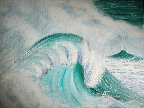Haos of harmony wave van Alexander Aleksyuk, Schilderij te koop op Singulart