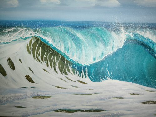 Wave Power van Alexander Aleksyuk, Schilderij te koop op Singulart