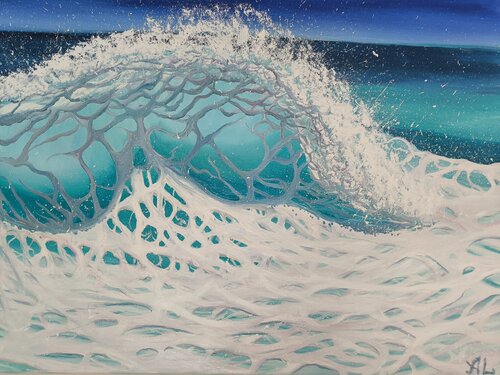 Haos of harmony wave von Alexander Aleksyuk, Malerei kaufen auf Singulart
