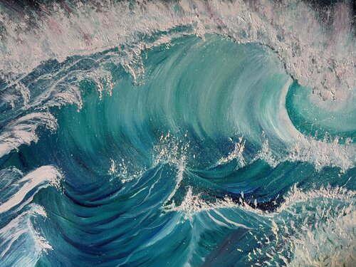 Wave Power von Alexander Aleksyuk, Malerei kaufen auf Singulart