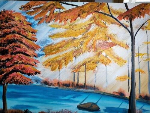 Autumn light van Alexander Aleksyuk, Schilderij te koop op Singulart