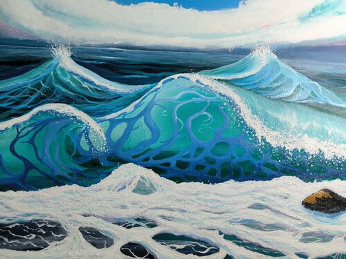Waves of the life van Alexander Aleksyuk, Schilderij te koop op Singulart