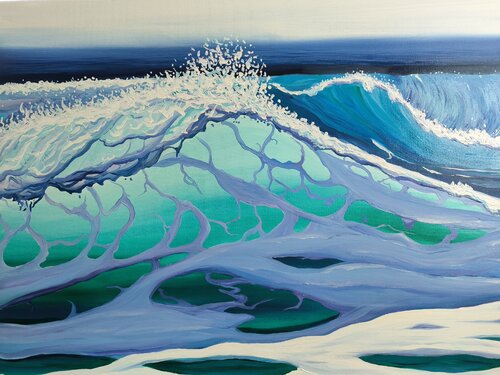 Transparent wave of emotions von Alexander Aleksyuk, Malerei kaufen auf Singulart