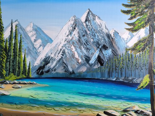Alpen Dream de Alexander Aleksyuk, Pintura a la venta en Singulart