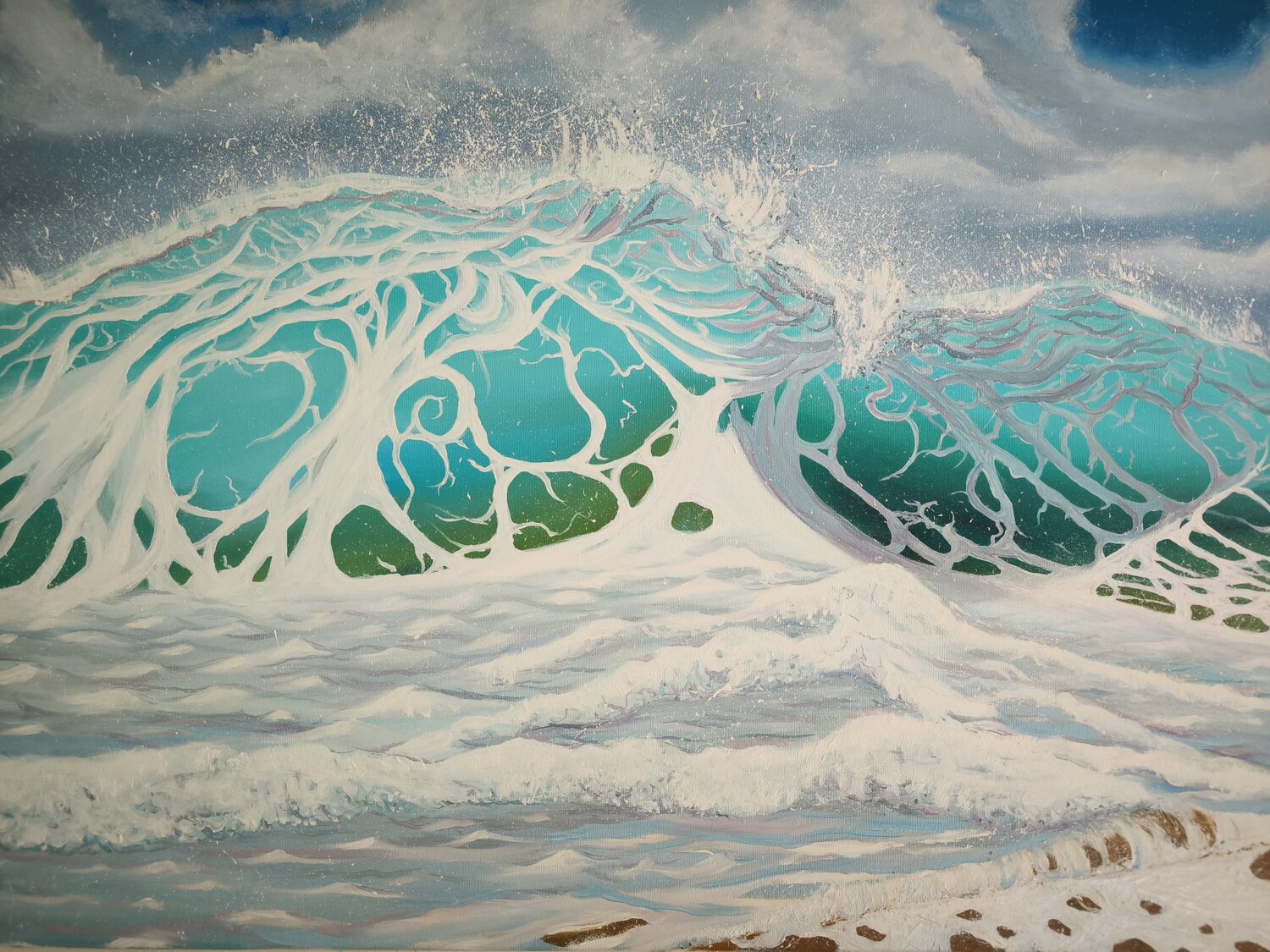 Spirit of the wave Alexander Aleksyuk Originalgemälde zu verkaufen