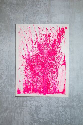 coming of age pink di Caitlin Schumacher, Pittura in vendita su Singulart