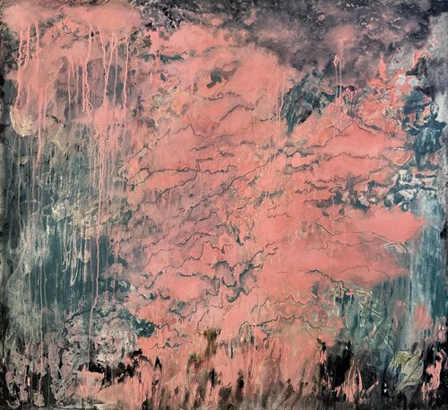 play with what's here van Caitlin Schumacher, Schilderij te koop op Singulart