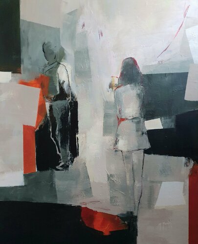 Chacun sa route di Fanou Montel, Pittura in vendita su Singulart