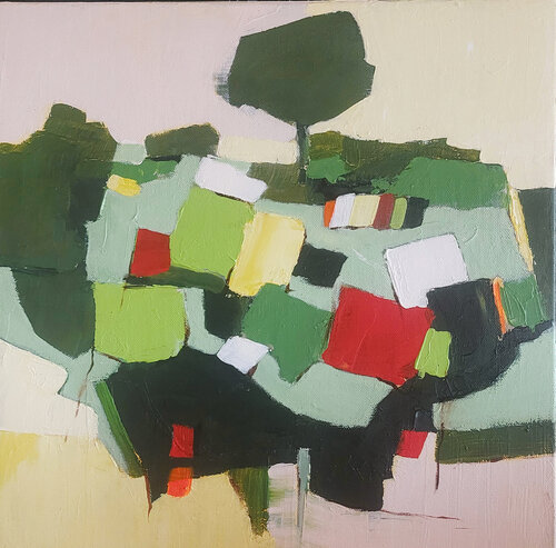 Entre parenthèses van Fanou Montel, Schilderij te koop op Singulart