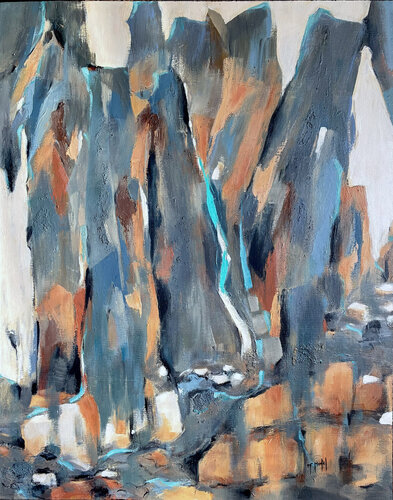 Cathédrale minérale de Fanou Montel, Pintura a la venta en Singulart