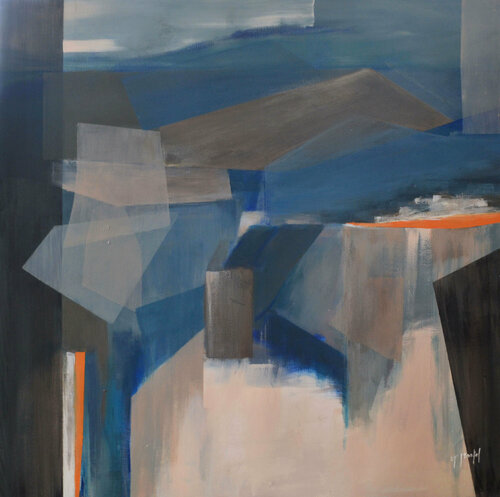 Les voiles de la nuit van Fanou Montel, Schilderij te koop op Singulart