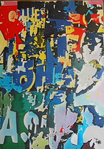 BLUES by JACQUES LACOURREGE, Work on Paper for Sale on Singulart