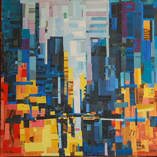 NEW YORK étincelant van JACQUES LACOURREGE, Werk op papier te koop op Singulart