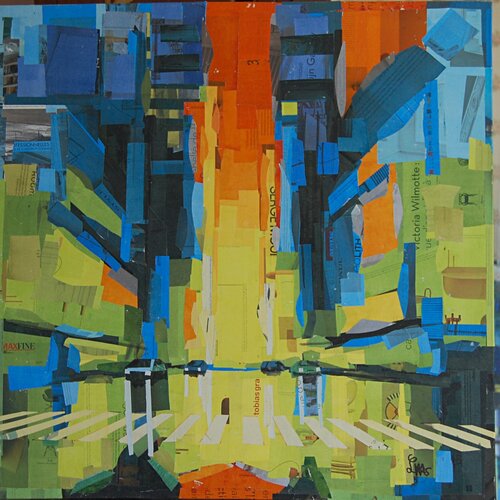 ROUGE NEW YORK par JACQUES LACOURREGE, Œuvre sur papier en vente sur Singulart