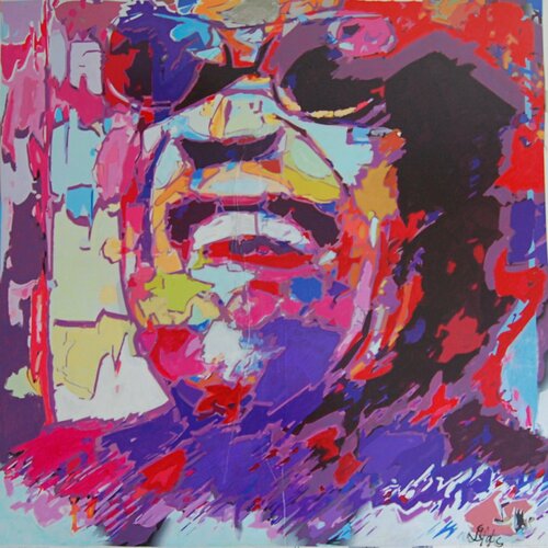 MR RAY CHARLES by JACQUES LACOURREGE, Painting for Sale on Singulart
