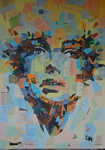 Dans les yeux von JACQUES LACOURREGE, Malerei kaufen auf Singulart