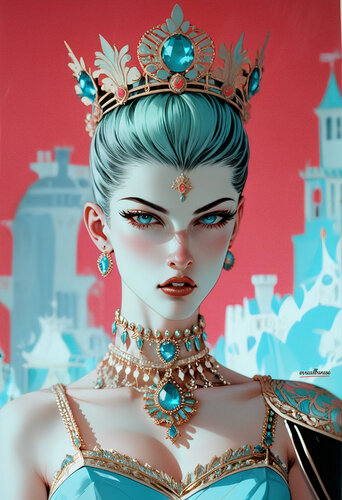 "La Regina dell'Est" van Reginaldo Albanese, Digitaal te koop op Singulart