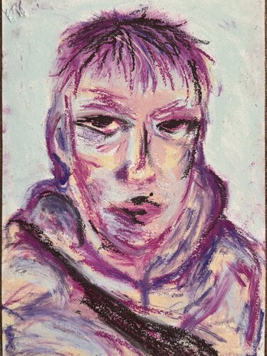 untitled self-portrait van Letizia Geltz, Tekening te koop op Singulart
