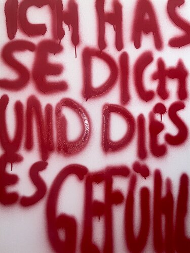 La Haine van Letizia Geltz, Schilderij te koop op Singulart