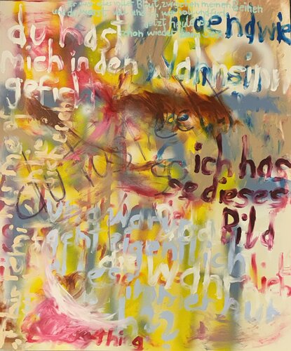 everything i think / chaos van Letizia Geltz, Schilderij te koop op Singulart