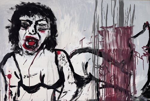 prison of my own making di Letizia Geltz, Pittura in vendita su Singulart