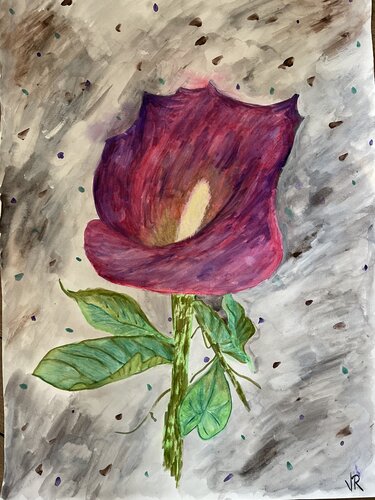 La calla de mes reves van Valentina Rus, Schilderij te koop op Singulart