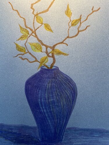 Le blues d’automne van Valentina Rus, Tekening te koop op Singulart