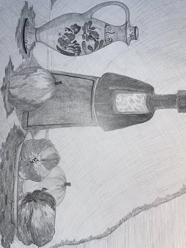 À l’ancienne van Valentina Rus, Tekening te koop op Singulart