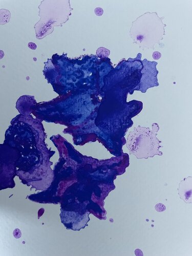 Le parfum de violettes by Valentina Rus, 종이 for Sale on Singulart