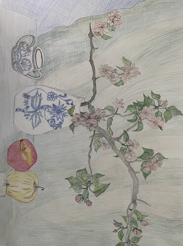 Esquisse poudrée by Valentina Rus, Drawing for Sale on Singulart
