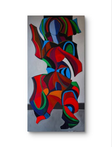 El Guerrero Danzante van Miguel De Miguel, Schilderij te koop op Singulart